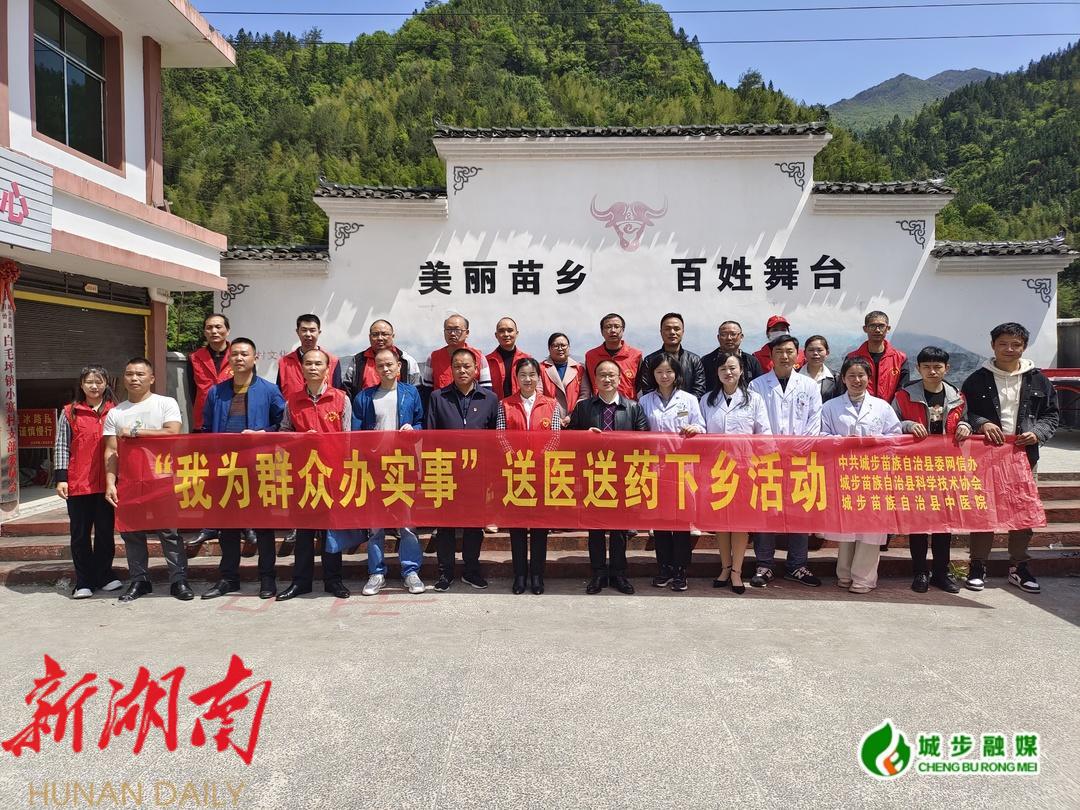县委网信办联合县科协、县中医医院开展送医送药下乡活动_邵阳头条网